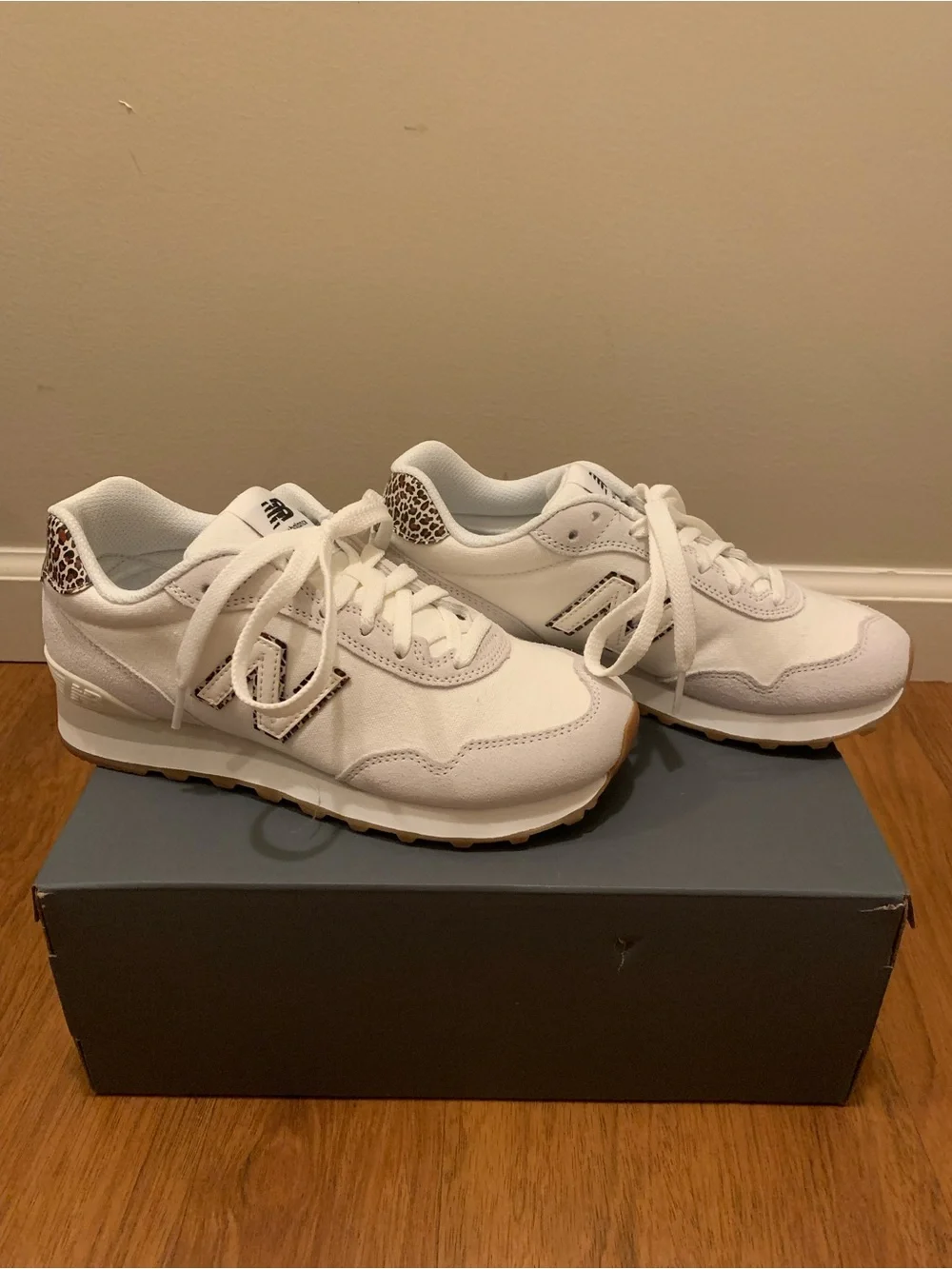 New Balance 515 - Cream with Leopard - Picture 3 of 6